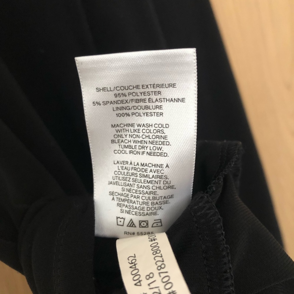 Express | Front Button Romper With Tie Waist Blac… - image 7